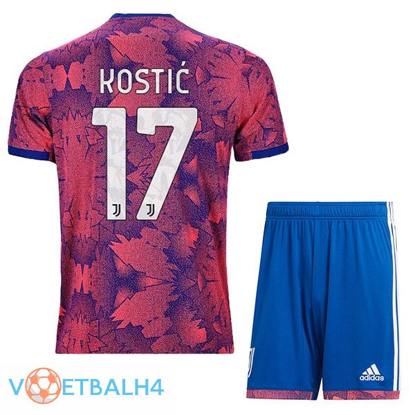 Juventus (KOSTIĆ 17) kinderen voetbal jerseys uit Rose 2022-2023