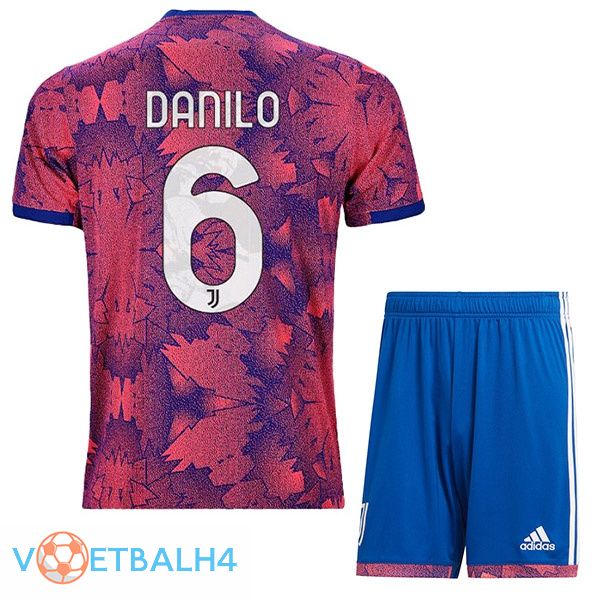 Juventus (DANILO 6) kinderen voetbal jerseys uit Rose 2022-2023