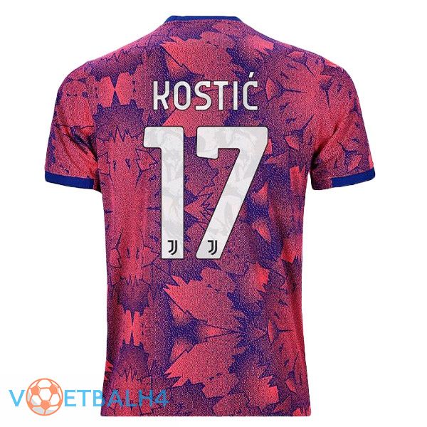 Juventus (KOSTIĆ 17) voetbal jerseys uit Rose 2022-2023