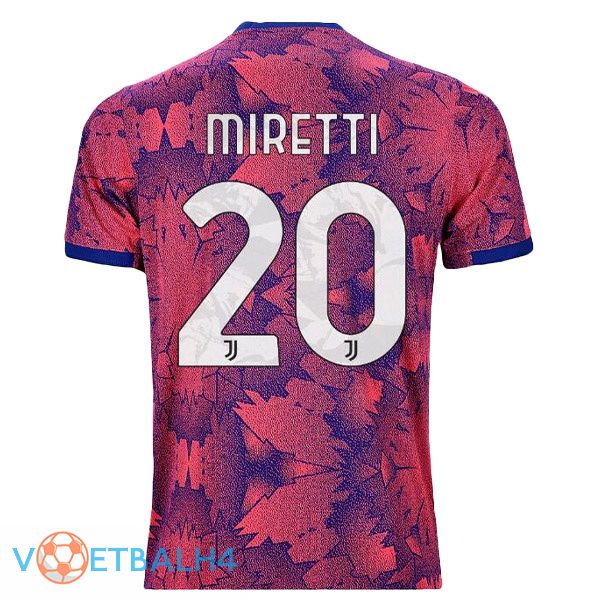 Juventus (MIRETTI 20) voetbal jerseys uit Rose 2022-2023