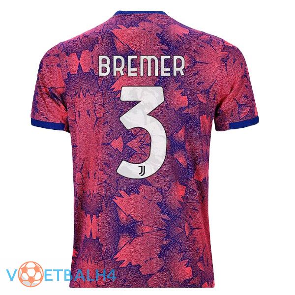 Juventus (BREMER 3) voetbal jerseys uit Rose 2022-2023