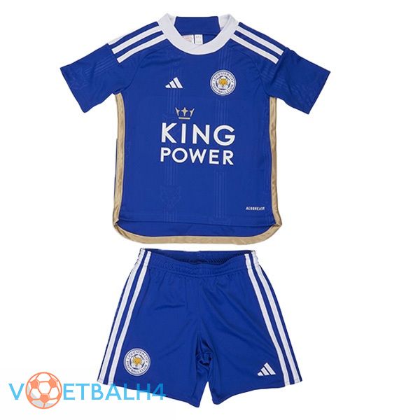 Leicester City kinderen voetbal jersey thuis blauw 2023/2024