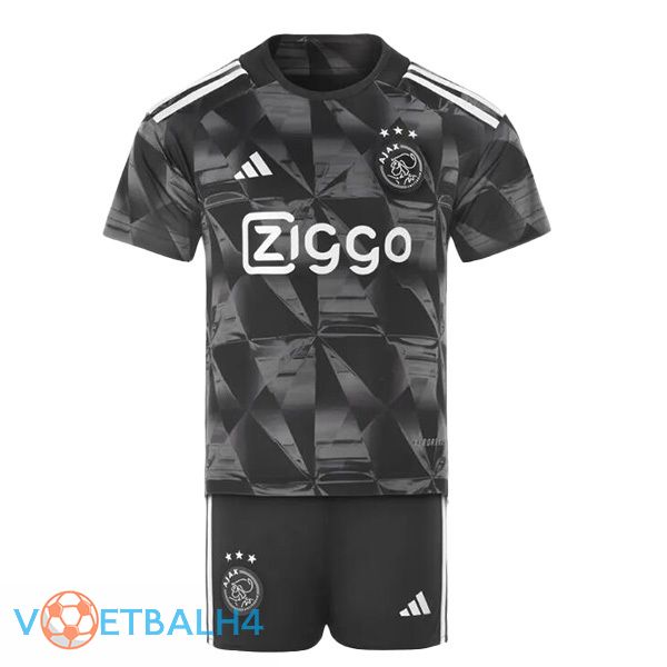 AFC Ajax kinderen derde voetbal jersey zwart 2023/2024