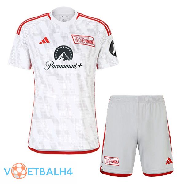 FC Union Berlin kinderen uit voetbal jersey wit 2023/2024