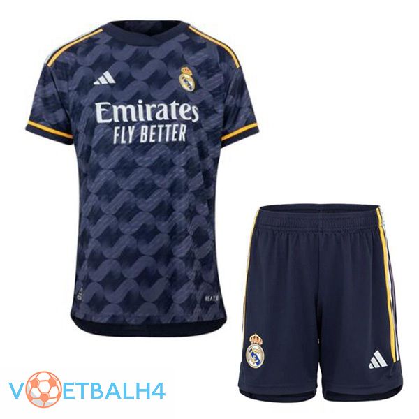 Real Madrid kinderen uit voetbal jersey blauw koninklijk 2023/2024