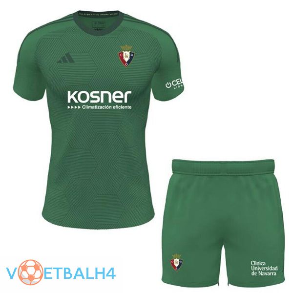 CA Osasuna kinderen derde voetbal jersey groente 2023/2024