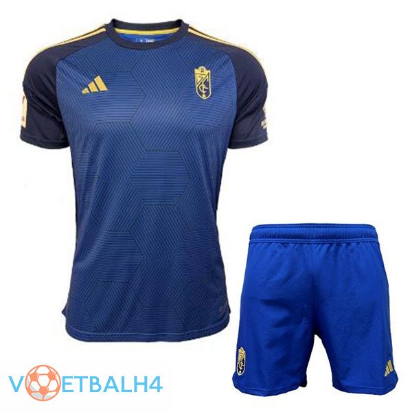 Granada CF kinderen uit voetbal jersey blauw 2023/2024