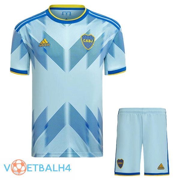 Boca Juniors kinderen voetbal jersey derde blauw 2023/2024