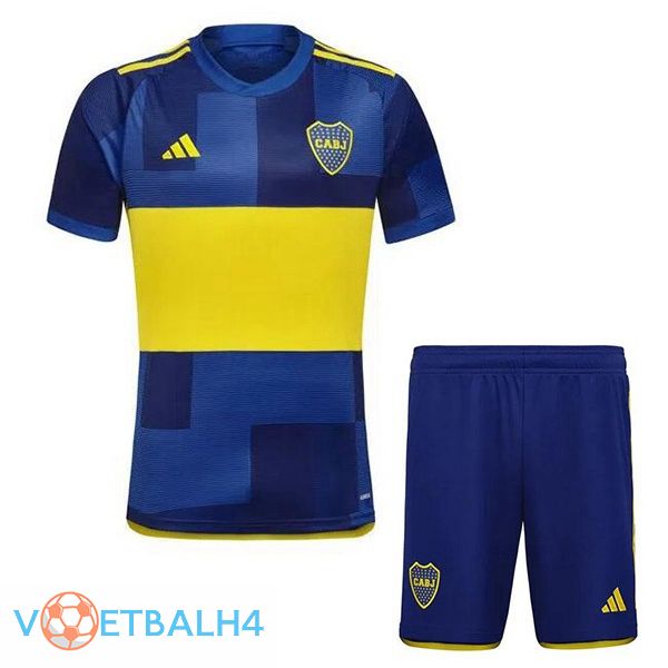 Boca Juniors kinderen voetbal jersey thuis blauw 2023/2024