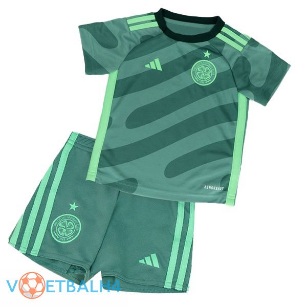 Celtic FC kinderen voetbal jersey derde groente 2023/2024