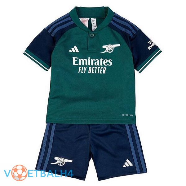 Arsenal kinderen voetbal jersey derde groente 2023/2024