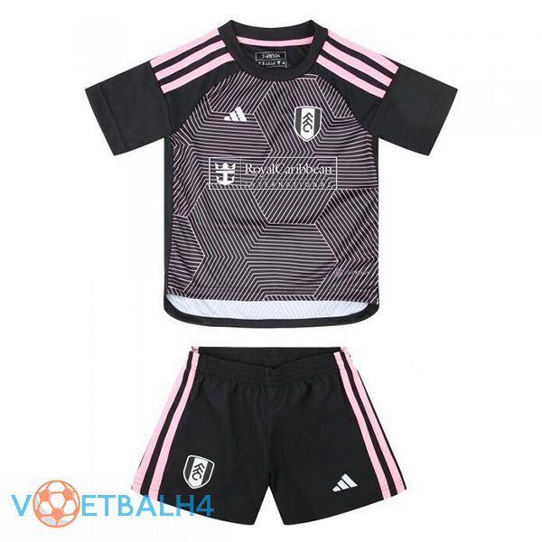 Fulham FC kinderen voetbal jersey derde zwart 2023/2024