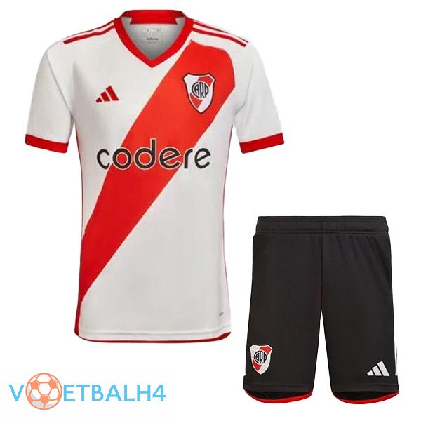 River Plate kinderen voetbal jersey thuis rood wit 2023/2024