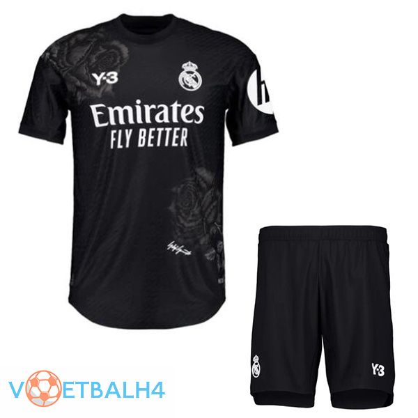 Real Madrid kinderen doelman voetbal jersey zwart 2023/2024