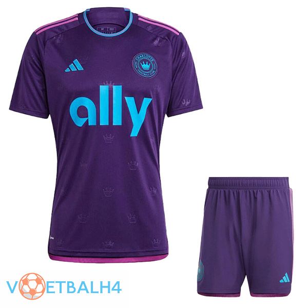 Charlotte FC kinderen voetbal jersey uit paars 2023/2024