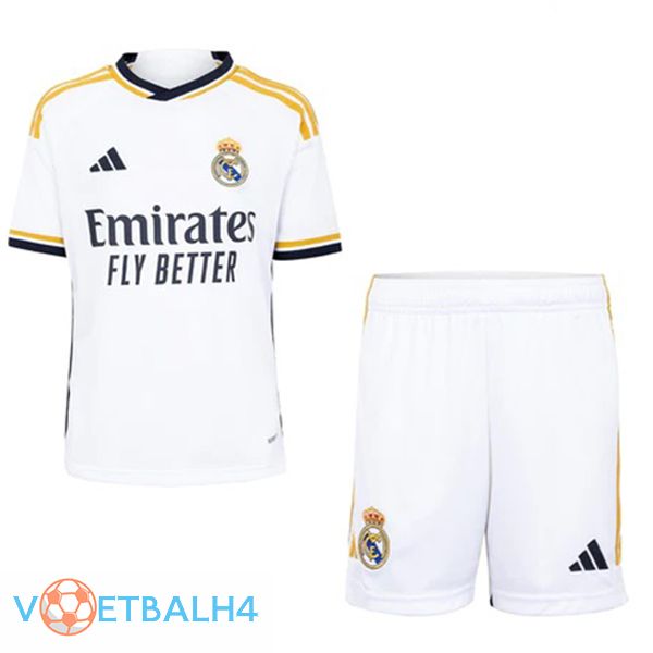 Real Madrid kinderen voetbal jersey thuis wit 2023/2024