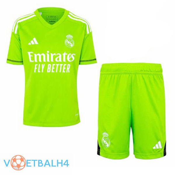 Real Madrid kinderen doelman voetbal jersey groente 2023/2024