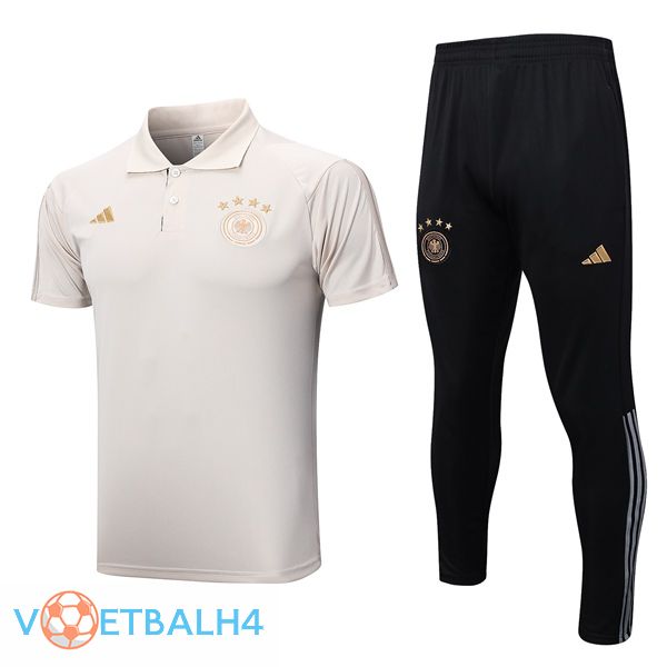 Duitsland voetbal Polo + broek geel 2023/2024