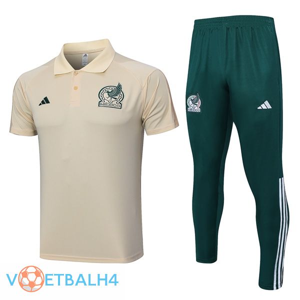 Mexico voetbal Polo + broek bruin 2023/2024