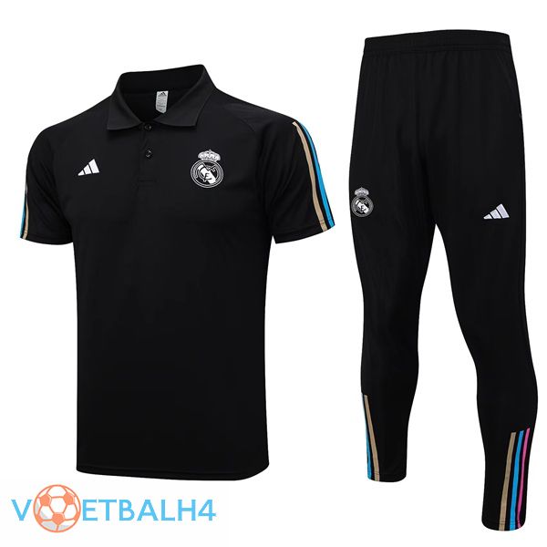 Real Madrid voetbal Polo + broek zwart 2023/2024