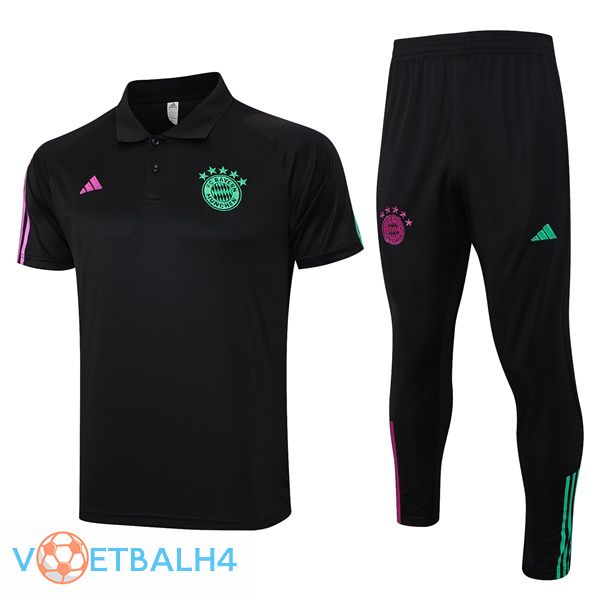 Bayern Munich voetbal Polo + broek zwart 2023/2024