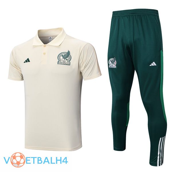 Mexico voetbal Polo + broek bruin 2023/2024