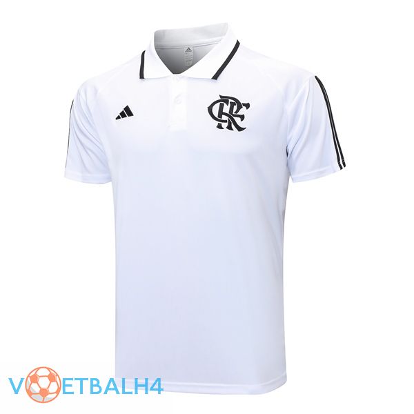 Flamengo voetbal Polo wit 2023/2024