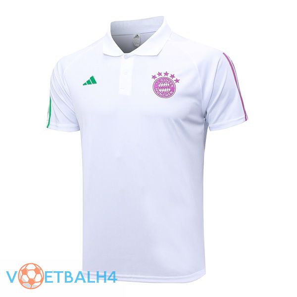 Bayern Munich voetbal Polo wit 2023/2024