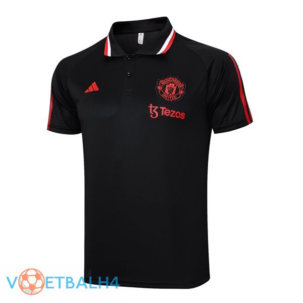 Manchester United voetbal Polo zwart 2023/2024