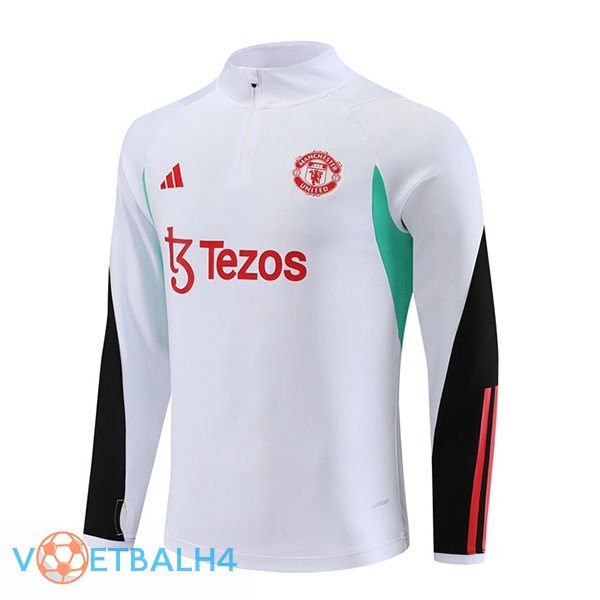 Manchester United Training Sweatshirt wit 2023/2024