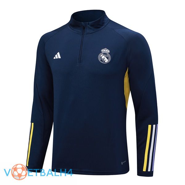 Real Madrid Training Sweatshirt blauw koninklijk 2023/2024