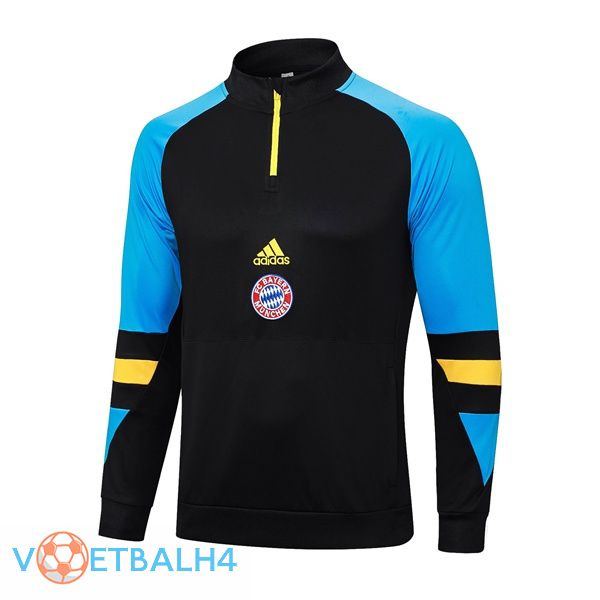 Bayern Munich Training Sweatshirt zwart blauw 2023/2024