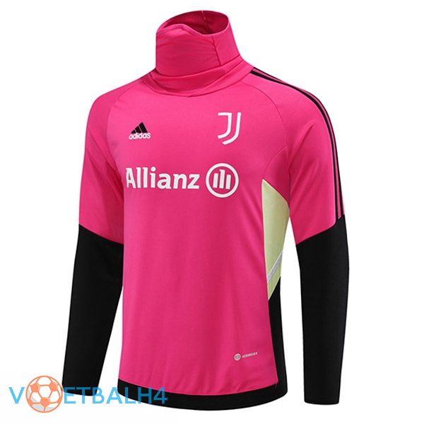 Juventus High collar Training Sweatshirt rood 2023/2024