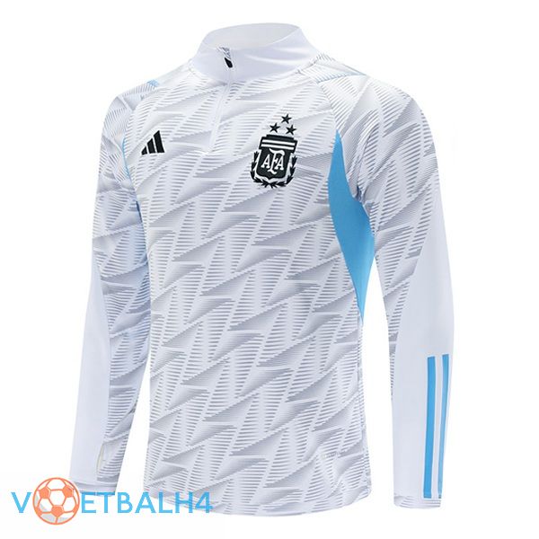 Argentinië Training Sweatshirt wit 2023/2024