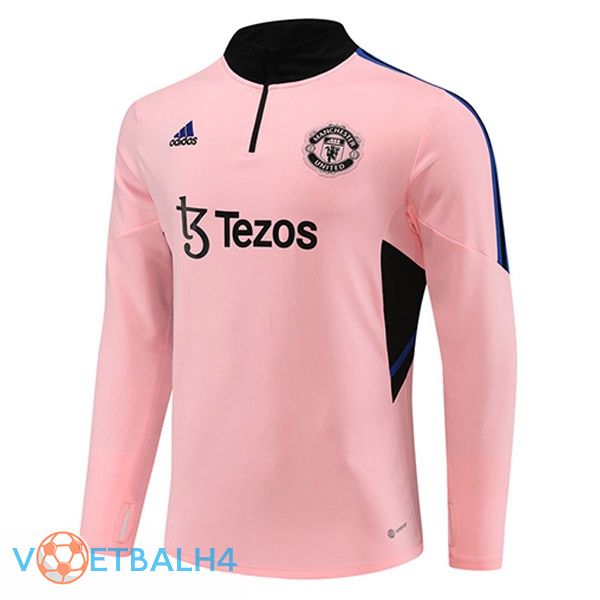 Manchester United Training Sweatshirt roze 2023/2024