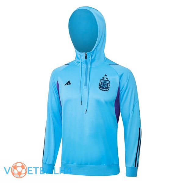 Argentinië Training Sweatshirt Hoodie blauw 2023/2024