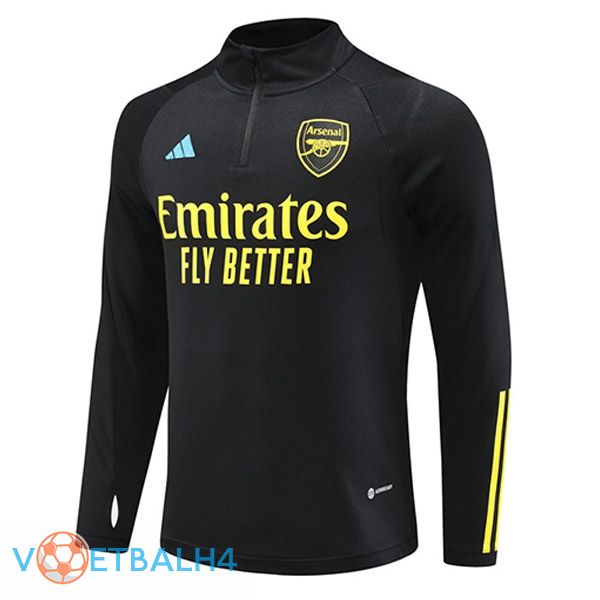 Arsenal Training Sweatshirt zwart 2023/2024