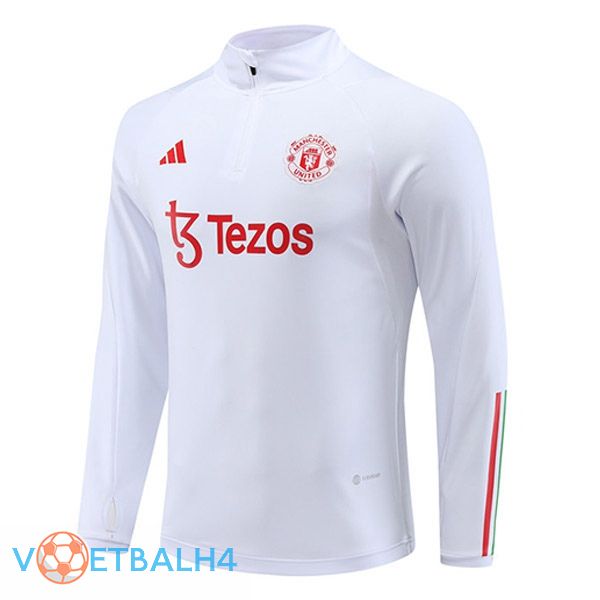 Manchester United Training Sweatshirt wit 2023/2024