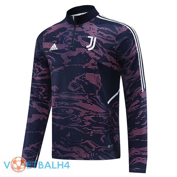 Juventus Training Sweatshirt paars zwart 2023/2024