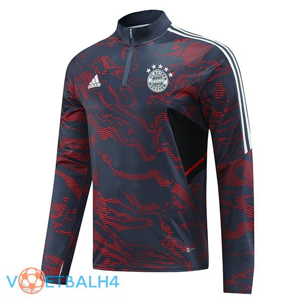 Bayern Munich Training Sweatshirt rood zwart 2023/2024