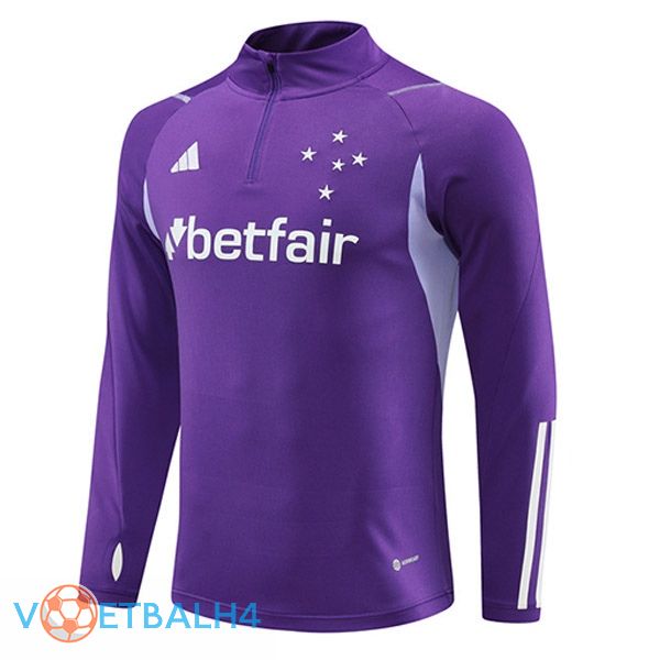 Cruzeiro EC Training Sweatshirt paars 2023/2024