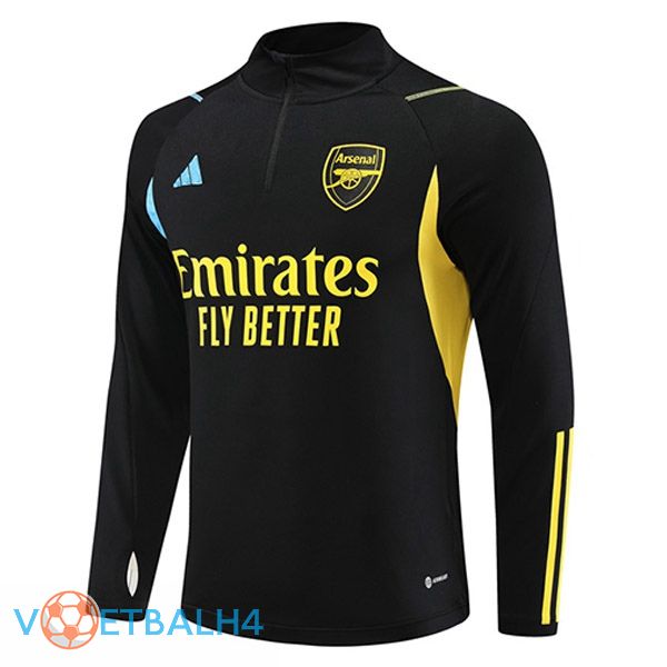 Arsenal Training Sweatshirt zwart 2023/2024