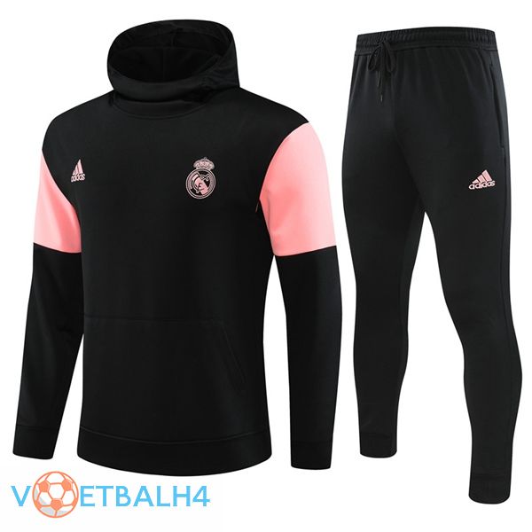 Real Madrid trainingspak Hoodie zwart 2023/2024