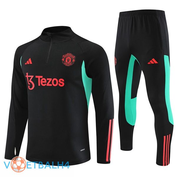 Manchester United trainingspak zwart 2023/2024