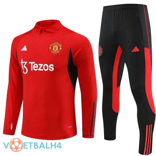 Manchester United trainingspak rood 2023/2024