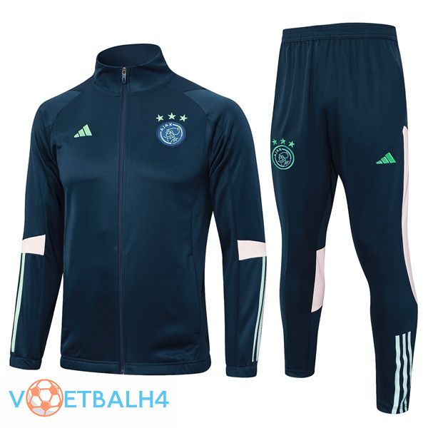 AFC Ajax trainingspak - Jacket blauw koninklijk 2023/2024