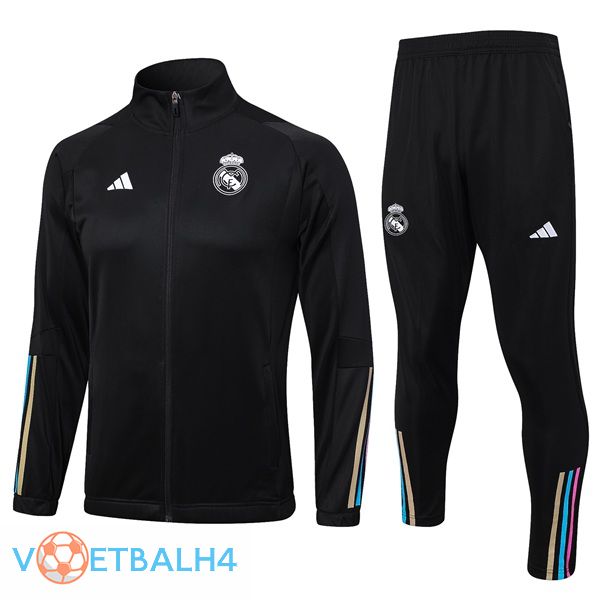 Real Madrid trainingspak - Jacket zwart 2023/2024