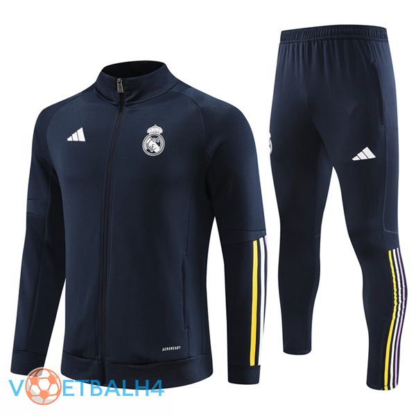 Real Madrid trainingspak - Jacket blauw koninklijk 2023/2024