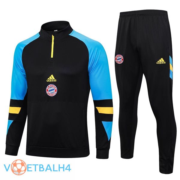 Bayern Munich trainingspak zwart blauw 2023/2024