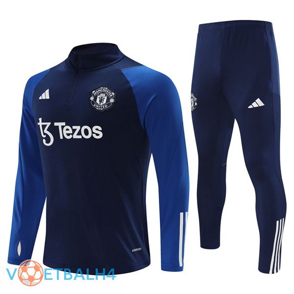 Manchester United trainingspak blauw 2023/2024